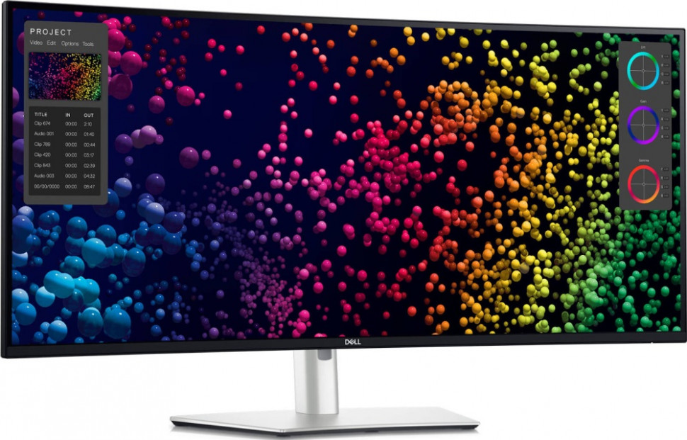 Монитор Dell UltraSharp U4025QW 40" черный/серебряный