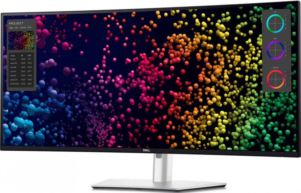 Монитор Dell UltraSharp U4025QW 40" черный/серебряный