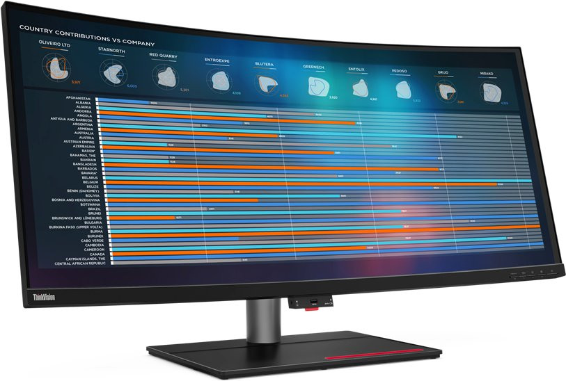 Монитор Lenovo ThinkVision P40w-20 39.7" Black