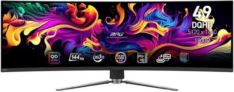 Монитор 49" MSI MPG 491CQP черный (9S6-3FA84T-010)