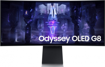 Игровой монитор Samsung Odyssey G8 S34BG850SI 34" Silver 