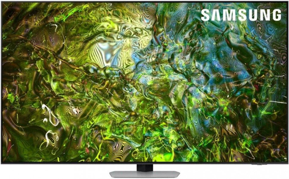 Телевизор Samsung QE85QN90DAUXRU, QLED, 4K Ultra HD, серебристый 