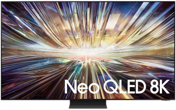 Телевизор Samsung QE85QN800DUXCE, QLED 8K, черный