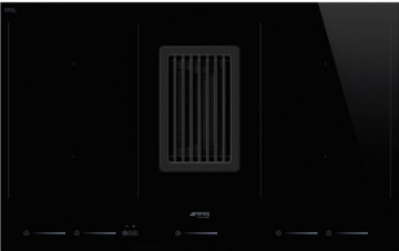 Индукционная варочная панель со встроенной вытяжкой Smeg HOBD682D1