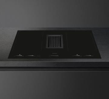 Индукционная варочная панель со встроенной вытяжкой Smeg HOBD682D1